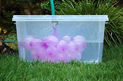 Mapperz Water Balloon Holi Games Swimming Pool Outdoor Fun Magic Water Balloons With Refill Hose For Kids Boys Girls