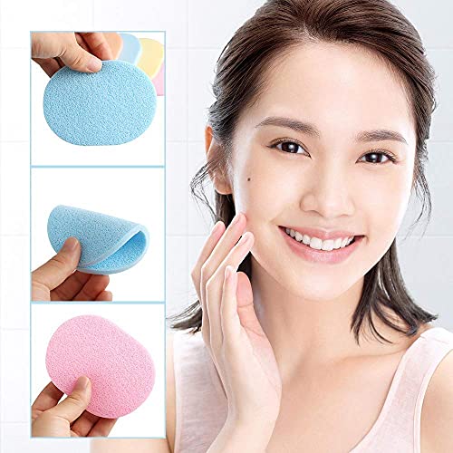 Mapperz Facial Cleaning Wash Puff Sponge | Makeup Washing Pad Deep Cleansing & Exfoliating Facial Sponge - Assorted Color