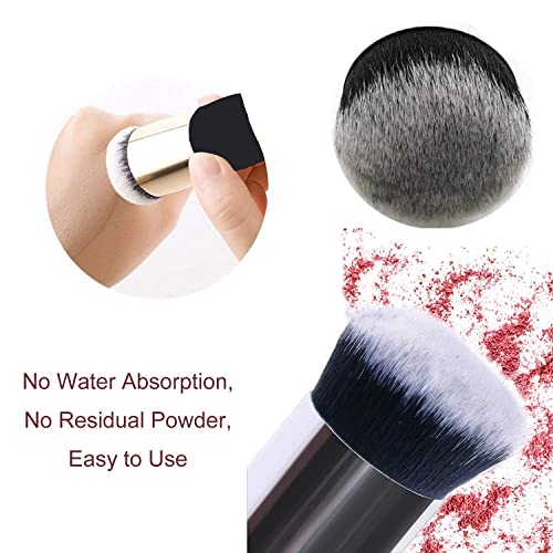 MAPPERZ Nylon Hair Makeup Cosmetic Face Powder Brush Artificial Persian Hair Blush Brush Cosmetic Face Powder Blush Brush (Pink)