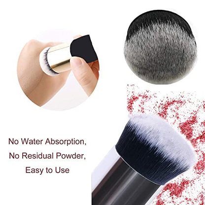MAPPERZ Nylon Hair Makeup Cosmetic Face Powder Brush Artificial Persian Hair Blush Brush Cosmetic Face Powder Blush Brush (Pink)