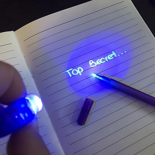 MAPPERZ Invisible Magic Pen with UV-Light Birthday Return Gift Pen for Kids