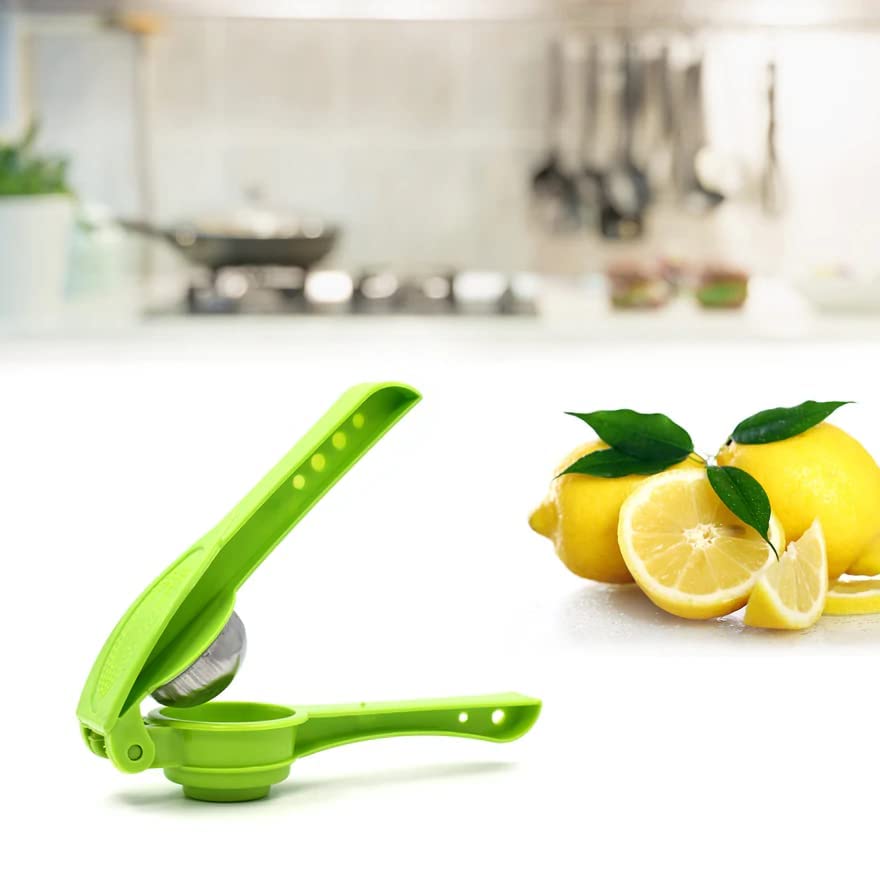 MAPPERZ Plastic Lemon Squeezer Heavy Duty Lemon Juice Extractor for Kitchen - Multicolor (Pack of 1)
