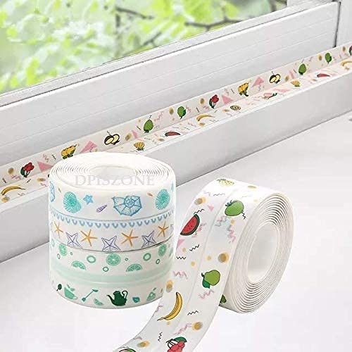 MAPPERZ Kitchen Wall Sealing Strip Tape Sink Waterproof and Oil-Proof Caulk Tape Self Adhesive Sealing Tape for Corners and Gaps