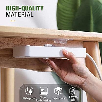 Mapperz Double-Sided Adhesive Wall Hooks- Wall-Sticking Hooks Without Punching and Nails, Waterproof and Oil-Proof, Heavy-Duty Self-Adhesive Hooks for Bathroom and Kitchen