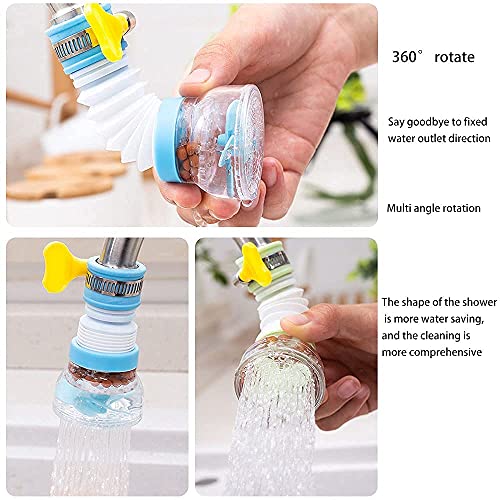 MAPPERZ Water-Saving Faucet Flexible Anti Splash Movable Sink Faucet Expandable Water Tap Shower Head Rotatable Nozzle Adapter Kitchen Tap
