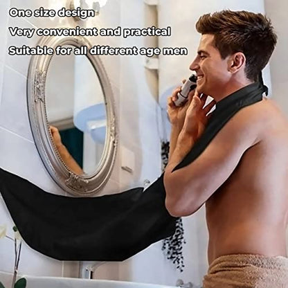 MAPPERZ Hair Cutting Sheet Apron Cape for Salon Use Hair Cloth Waterproof Cape (White)