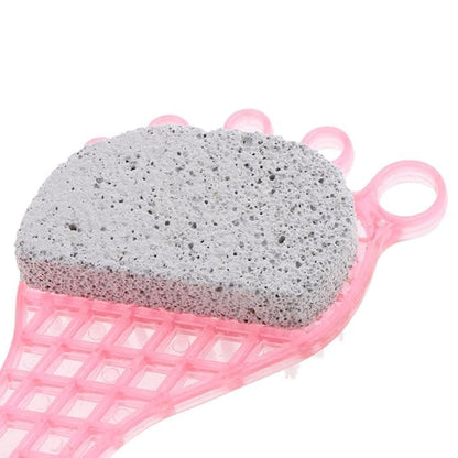 MAPPERZ 4 STEP Feet Scrubber Pedicure Paddle Pumice Stone Multi Use Buff For Feet