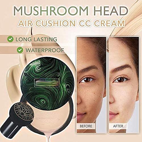 Mapperz BB and CC Cream Foundation With Mushroom Head Air Cushion Brightening and Whitening Foundation - 20g