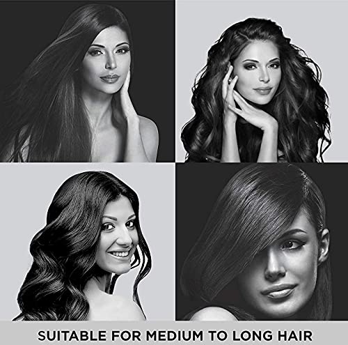 MAPPERZ Hair Straightener Brush/ Large Square Air Cushion Detangle Paddle Brush with Ball Tip Bristles For Professional Hair Styling and Cutting/ Men and Women