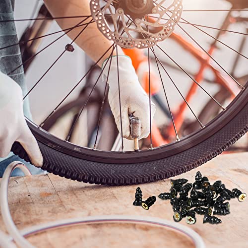Mapperz Tire Repair Nails 60 Pieces Rubber Screws Fast Tubeless Vacuum Puncture Repair Tool for Car Motorcycle ATV Tire Puncture Repair