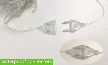 MAPPERZ Hanging Led String Lights with Plug, Crystal Star Wall Star Lights for Home Decoration, Fairy Lights for Balcony Living Room Curtains Mirror Bottles Bedroom Decoration.