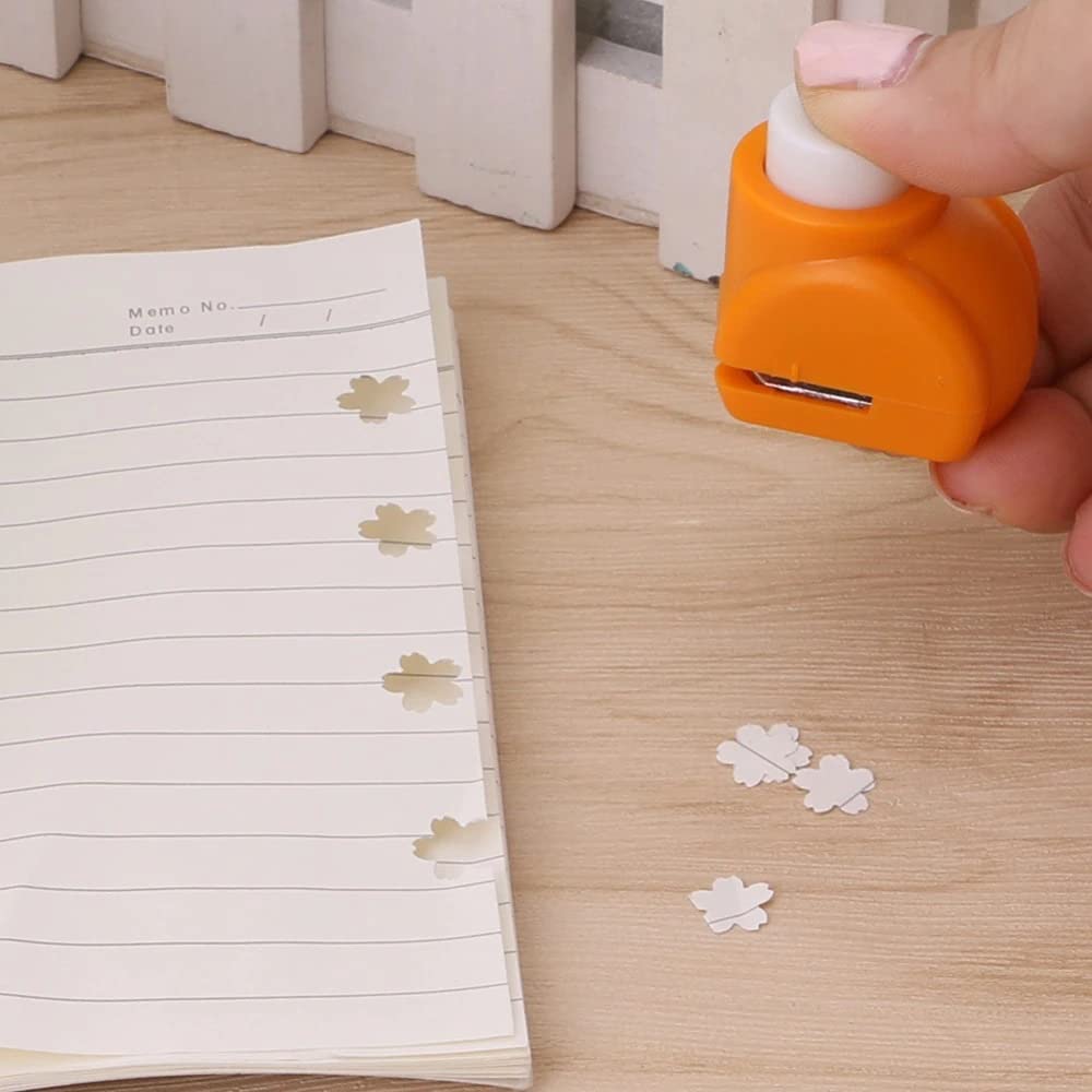 MAPPERZ Paper Punches Set, Mini Paper Punch Image Hole Cutters for Scrapbooks Albums Photos Cards and DIY Handcrafts for School Projects and Other Craft