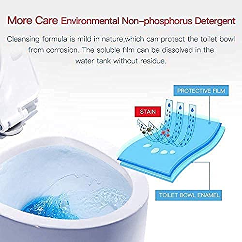 MAPPERZ Automatic Toilet Bowl Cleaner Flush Tank Tablets Stain Remover Bathroom(Color- Blue)