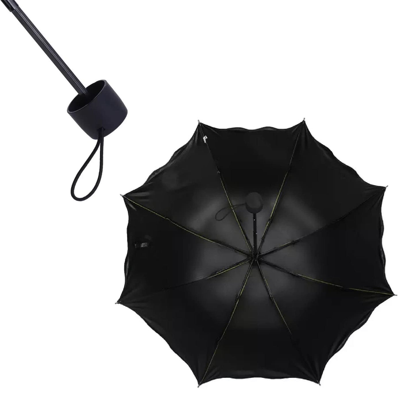MAPPERZ Light And Beautiful Travel Magic Umbrella Water Contact Gets Pattern Automaticly Strong Cute Designs Folding Umbrella for Rain Sun Light for 2 Persons