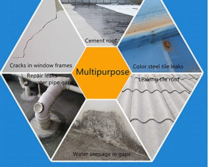 MAPPERZ Waterproof Patch & Seal Spray Rubber Flexx Repair & Sealant for Indoor and Outdoor Use, Black Rubber Coating Spray 450 ml - Pack of 1