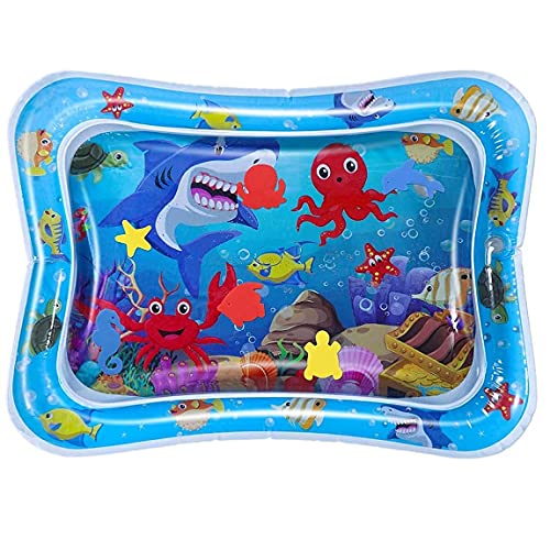 MAPPERZ Baby Kids Water Play Mat Toys Baby Slapped Pad Water & Leak Proof Baby Carpet Inflatable, Fun & Play Centre Indoor and Outdoor Water Play Mat for Babies
