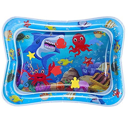MAPPERZ Baby Kids Water Play Mat Toys Baby Slapped Pad Water & Leak Proof Baby Carpet Inflatable, Fun & Play Centre Indoor and Outdoor Water Play Mat for Babies