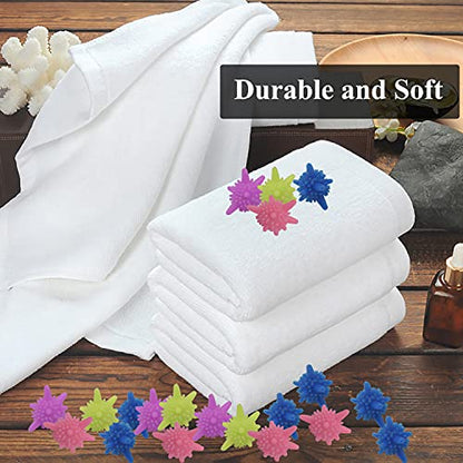 MAPPERZ Washer Balls, Reusable Tangle-Free, Eco-Friendly Laundry Scrubbing Lint Catcher Balls, Solid Colorful Washing Balls, Enhance Machine Cleaning Power, Unique Shape Allows Better Clean,Pack Of 20