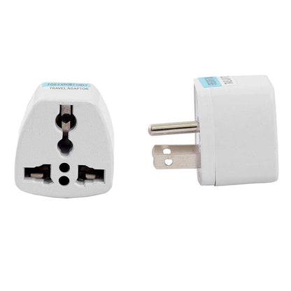 MAPPERZ Universal Travel Adapter/Plug 3-Hole Adaptor Plug Swiss Plug to Universal Socket Travel Plug Adapter - Multicolor
