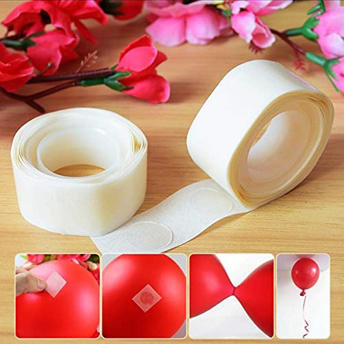 MAPPERZ Double Sided Balloon Glue for Dots Sticker Adhesive Point Tape , for Wedding, Christmas, Birthday Party, Home Decoration