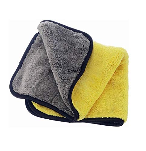 MAPPERZ Microfiber Cloth for Car Cleaning and Detailing Quick Drying Lint Free Cloth