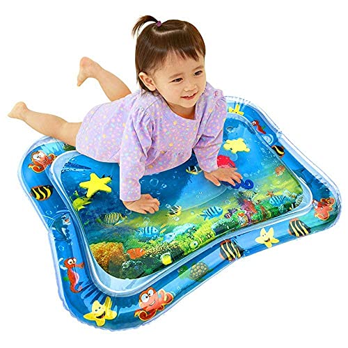MAPPERZ Baby Kids Water Play Mat Toys Baby Slapped Pad Water & Leak Proof Baby Carpet Inflatable, Fun & Play Centre Indoor and Outdoor Water Play Mat for Babies