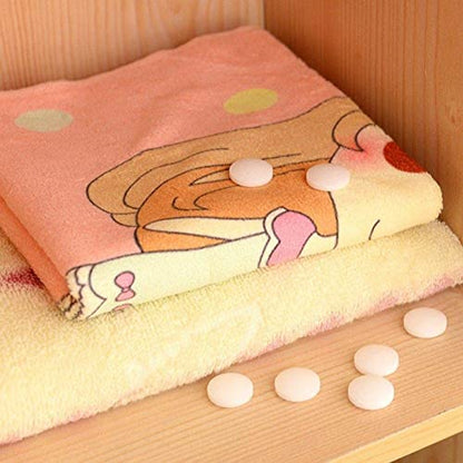 MAPPERZ Naphthalene Balls White Kapoor Goli Stain-Free Anti-Insect, Repellant Mothballs Sanitary Cubes for Commercial Use Cloth Wardrobe, Almirah, Bookshelves, & Drawers