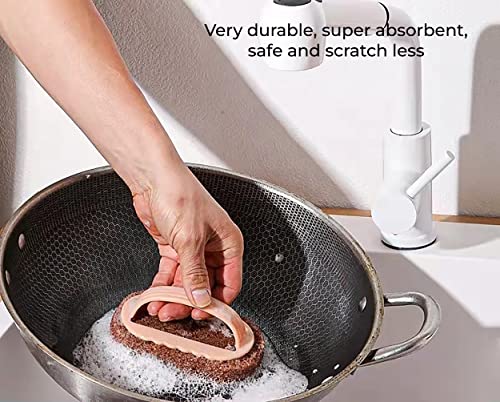MAPPERZ Scrub Brush with Handle for Floor, Kitchen, Tile, Shower, Bathroom, Sink, Cleaning and Polishing