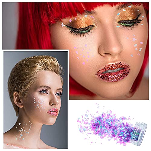 MAPPERZ 12 Pcs Nail Art Glitter Powder Set Shinning Mirror Glimmer Nail Art - Multicolor
