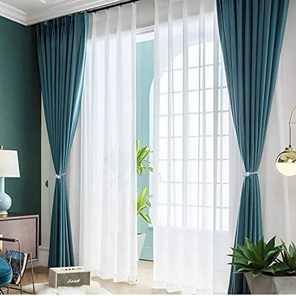 MAPPERZ Hexagonal Magnetic Braided Rope Drapery Window Curtains Loop Binding Ties Buckle
