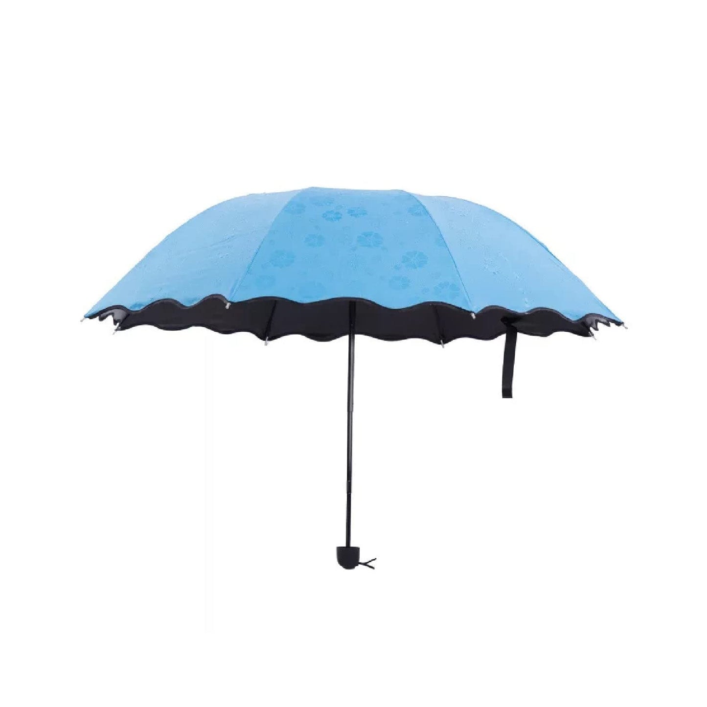 MAPPERZ Light And Beautiful Travel Magic Umbrella Water Contact Gets Pattern Automaticly Strong Cute Designs Folding Umbrella for Rain Sun Light for 2 Persons