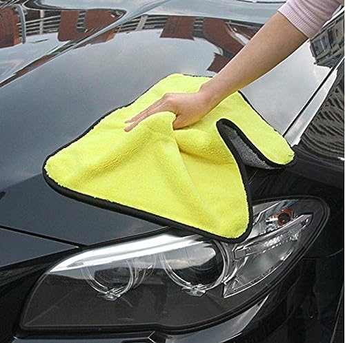 MAPPERZ Microfiber Cloth for Car Cleaning and Detailing Quick Drying Lint Free Cloth