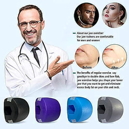 MAPPERZ Jawline Exerciser Tool Men & Women/Jawline, Face, and Neck Exerciser - Helps Reduce Stress and Cravings - Pack of 1