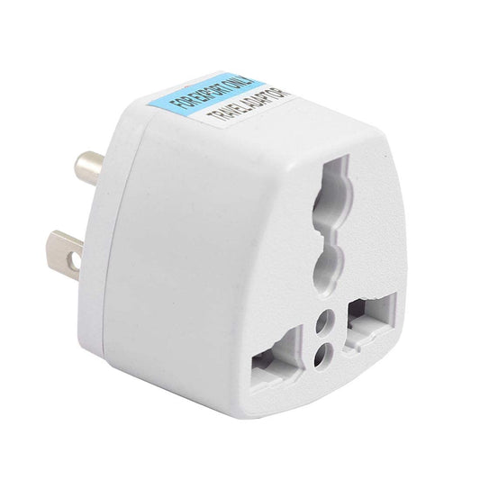 MAPPERZ Universal Travel Adapter/Plug 3-Hole Adaptor Plug Swiss Plug to Universal Socket Travel Plug Adapter - Multicolor