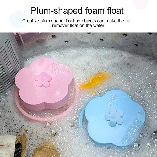 MAPPERZ Washing Machine Floating Lint Mesh Bag Net Hair Filter Remover Net Pouch Hair Catcher Lint Catcher for Household Tool (Pack of 2) (polyester, plastic)