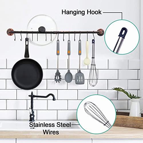 MAPPERZ Stainless Steel Whisk for Blending, Whisking, Beating and Stirring, Enhanced Version Balloon Wire Whisk,Random Color, Pack of 1