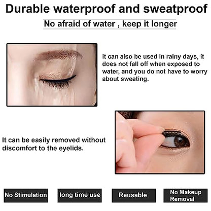 MAPPERZ False Eyelashes, Full Bouncy Volume & Curl, Crisscross Pattern, Cruelty Free, Soft Natural Look Reusable and contact lens friendly Fake Ele lashes, 3 Pairs
