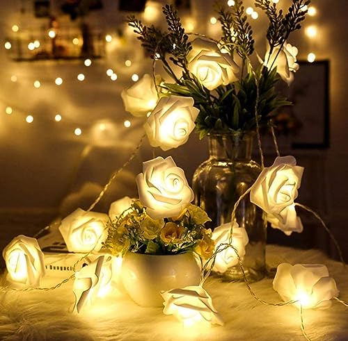 MAPPERZ Led Serial String Lights for Home Decore Copper Wire 12 Stars 138 led Lights for Birthday Festive Decore