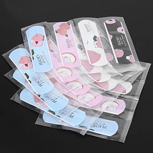 MAPPERZ Printed Self Adhesive Non Toxic Bandage | Printed Cartoon Waterproof Band Emergency Bandage Kit, Multicolor, Pack Of 20