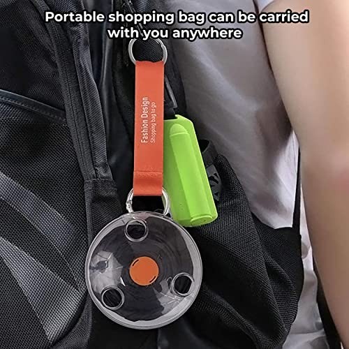 MAPPERZ Portable and Foldable Eco Friendly Reusable Carrie Bag with Plastic Random Color Case Pack of 1