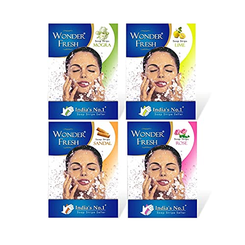 MAPPERZ Fresh Paper Soap Strips for Travelling Hand Wash Strips For Hand Wash Uses (10 Pcs in Each Bundle)