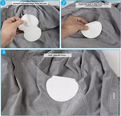 MAPPERZ Disposable Underarm Sweat Pads for Men and Women Prevents Stains, Absorbs Sweat & Unpleasant Odour