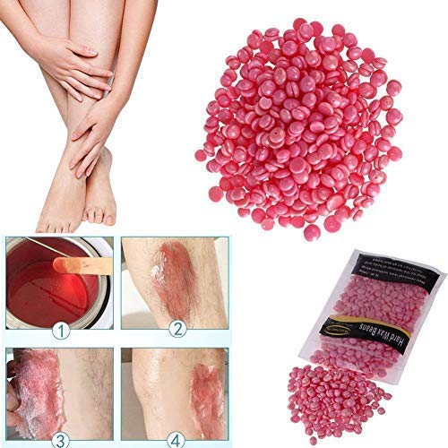 Mapperz Bean Wax For Men And Women | Hard Wax Beans for Painless Hair Removal, Brazilian Waxing for Face, Eyebrow, Back, Chest, Bikini Areas, Legs At Home (100Gm)
