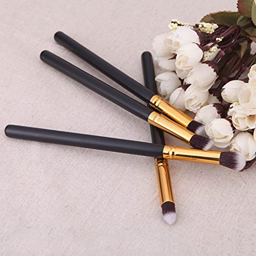 MAPPERZ Makeup Brush Kit of Cleaning Pad Foundation Brush Eyeshadow Pencil Brushes Makeup Sponges Blender Puff Makeup Brushes (Set Of 5)