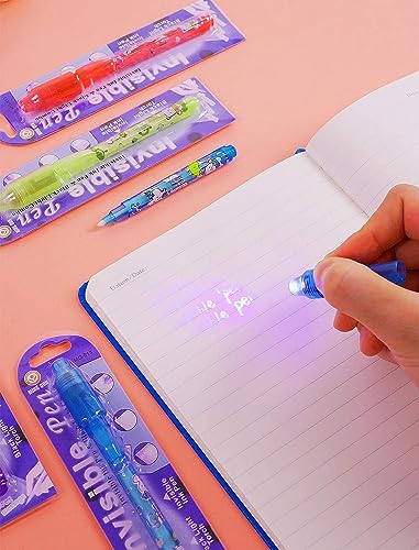 MAPPERZ Invisible Magic Pen with UV-Light Birthday Return Gift Pen for Kids