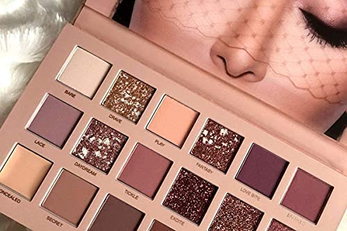 Mapperz Professional Nude Eyeshadow Palette 18 New Color Ingredients with silky Shine for