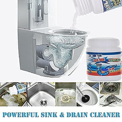 MAPPERZ Drain Blockage Cleaner Sink Cleaner Powder/Drain Cleaner & Clog/Automatic Toilet Blockage Cleaner - 110 GM