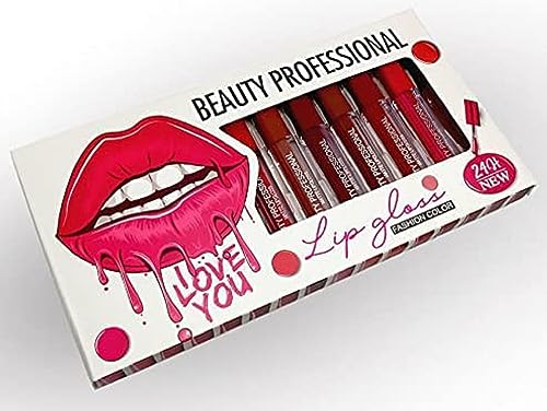 MAPPERZ Super Matte Mini Lipstick Velvety Long Lasting High Pigmented Multicoloured Waterproof Liquid Lipsticks for Women and Girls (Set 12)