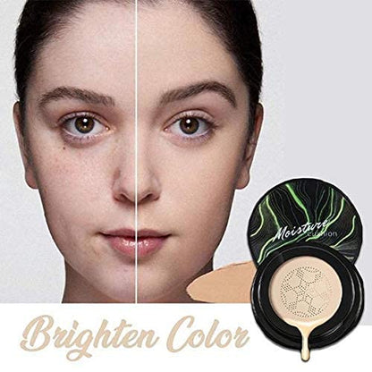 Mapperz BB and CC Cream Foundation With Mushroom Head Air Cushion Brightening and Whitening Foundation - 20g
