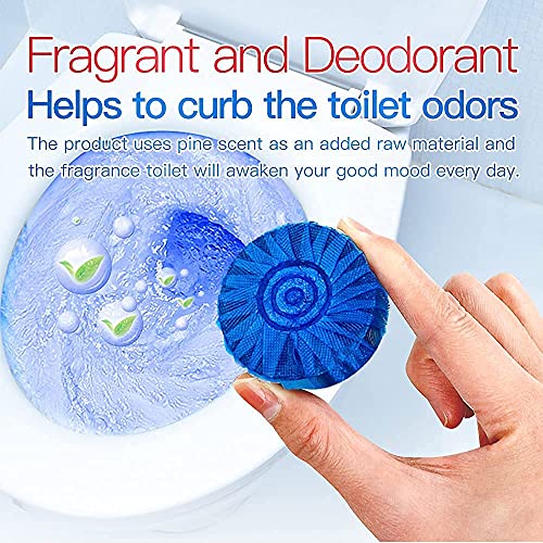 MAPPERZ Automatic Toilet Bowl Cleaner Flush Tank Tablets Stain Remover Bathroom(Color- Blue)